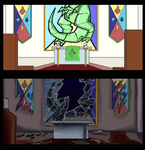Dragon Church, Past and Present. Dragon Church, Past and Present.