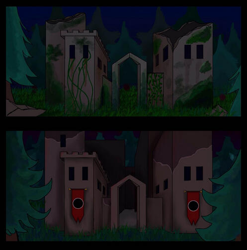 Night Castle, past and present Night Castle, past and present
